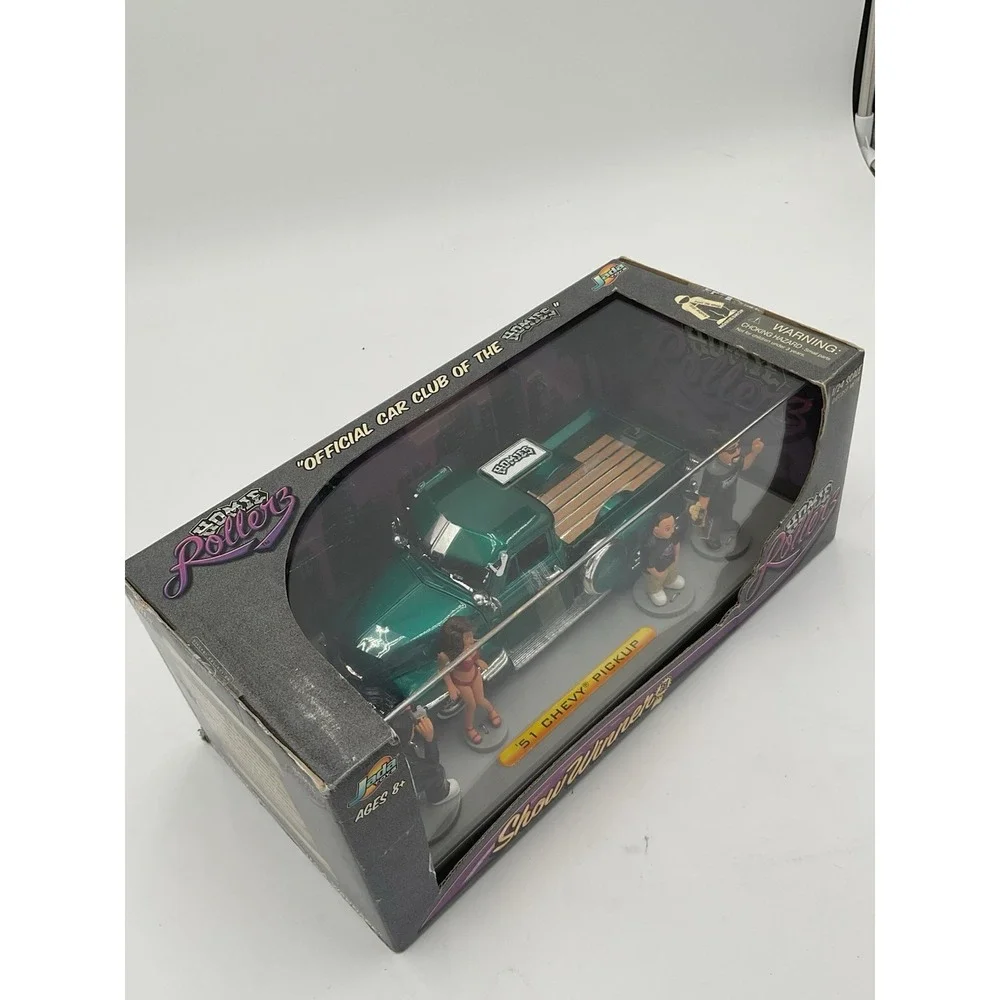 Jada Toys Homie Rollerz '51 Chevy Pickup Green 1/24 Die Cast Show Winner